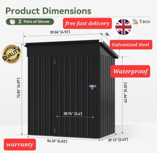 Outdoor storage shed - storage, with