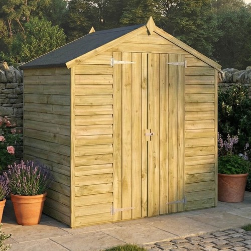 6x4 wooden garden - garden, double