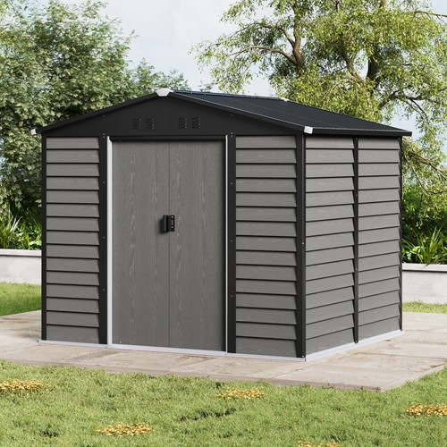 8x7ft galvanised metal garden - 8x7ft,
