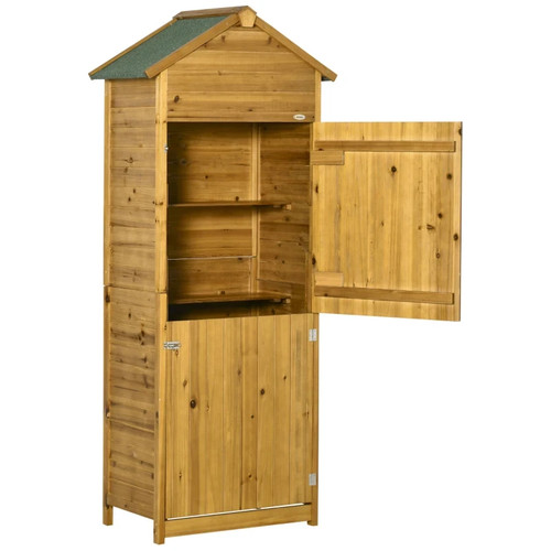 Outsunny wood garden storage - garden,