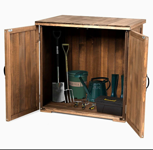 Costway outdoor wooden - costway, storage