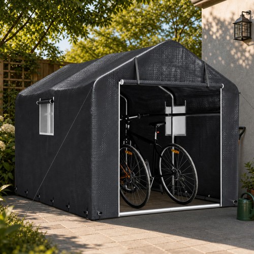 Heavy duty bike shed 220cm - duty,