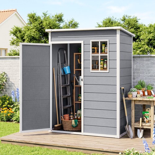 Plastic garden shed - 3',