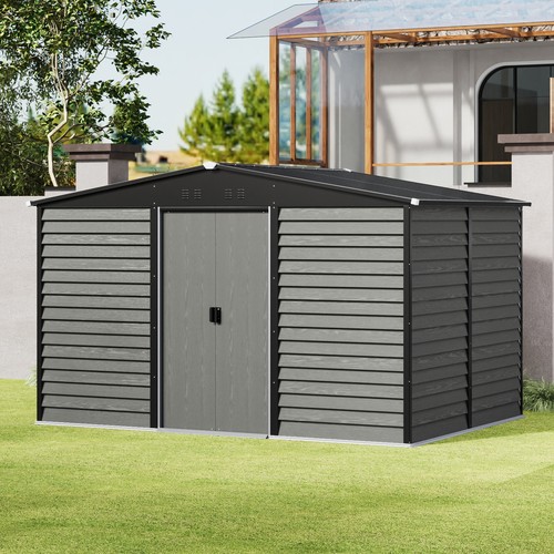 Metal garden shed - metal, 8x7ft