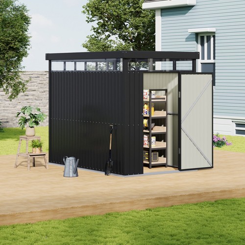 Black outdoor storage - outdoor,