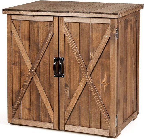 Outdoor wooden storage shed - outdoor,