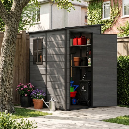5x4ft plastic garden shed - 5x4ft,