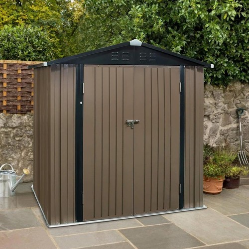 Modern metal garden shed - modern,