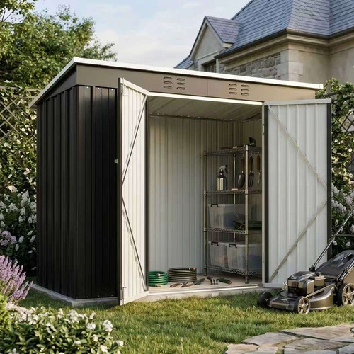 Garden shed pent roof 4x8ft - garden,