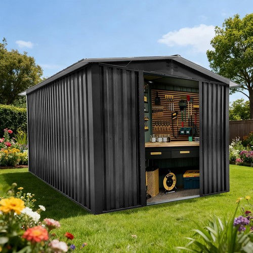 Metal garden shed - garden, 6x4ft